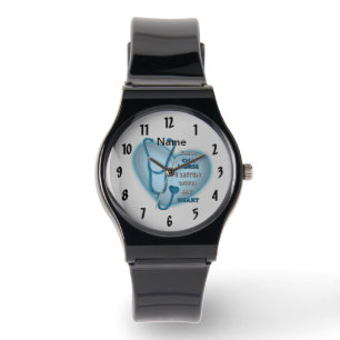 Blue Heart CNA Nurse  watch