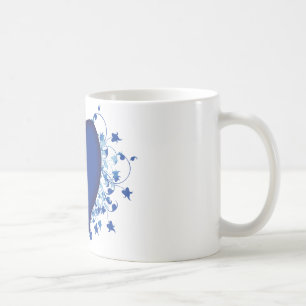 Blue Heart Coffee Mug