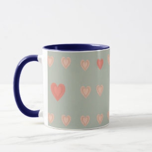 Blue Heart Coffee Mug