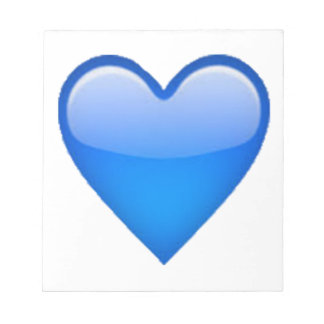 Blue Heart - Emoji Notepad