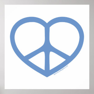 Blue Heart of Love, Peace Sign