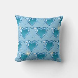 Blue Heart Pillow