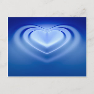 Blue Heart Postcard