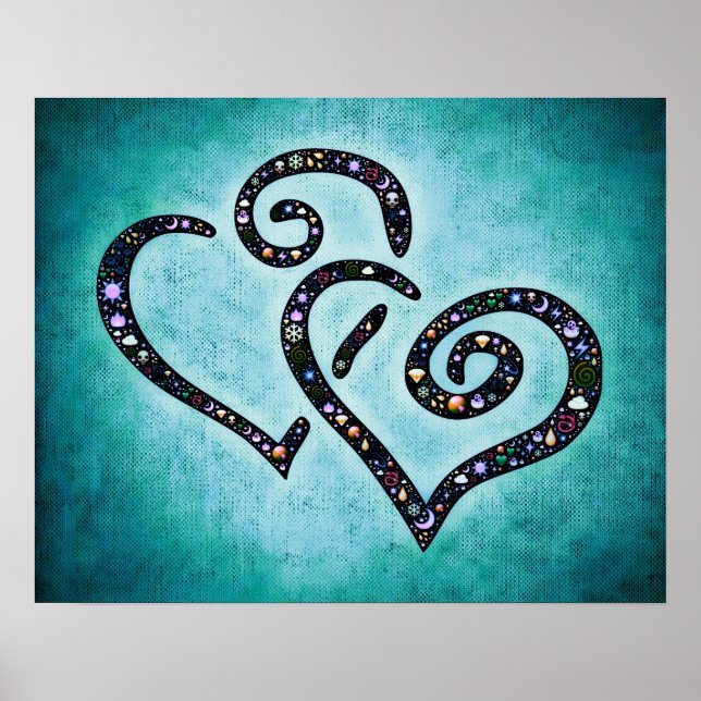 Blue Heart Poster (Front)