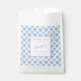 Blue Hearts Baby Shower  Favour Bags