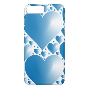 BLUE HEARTS iPhone 8 PLUS/7 PLUS CASE