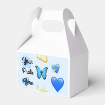 Blue Hearts - Create Your Own (CYO) - Favor Box