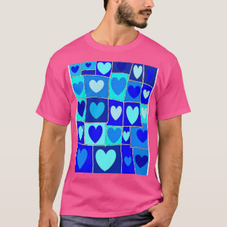 Blue Hearts Phone Case T-Shirt