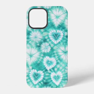 Blue Hearts Tie Dye iPhone 12 Case