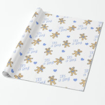 Blue Hearts with Teddy Bears