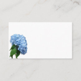 Blue Heaven Floral Blank Escort Cards