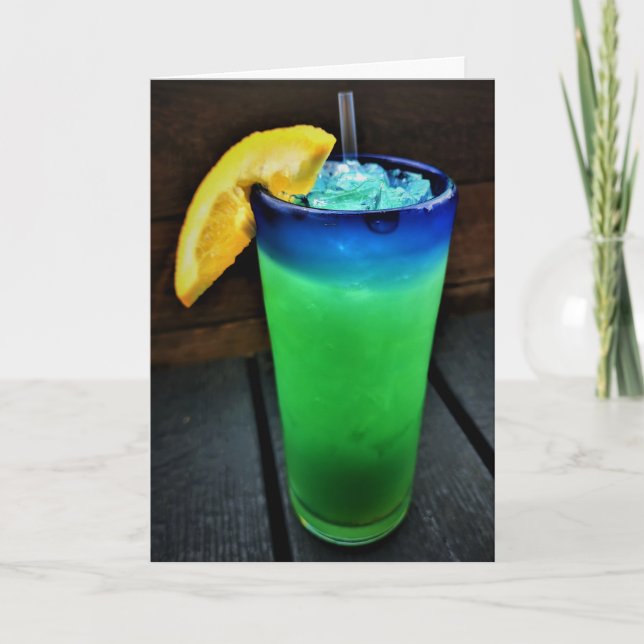 "Blue Heaven" Get Well Card (Front)