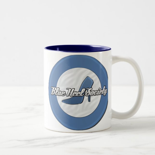Blue Heel Society Two-Tone Mug (Right)