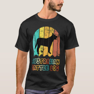 Blue Heeler Australian Cattle Dog Vintage Sunset T-Shirt
