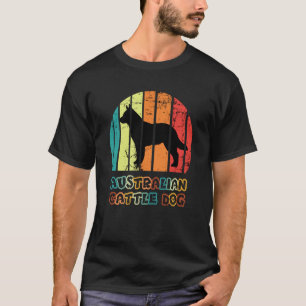 Blue Heeler Australian Cattle Dog Vintage Sunset T-Shirt