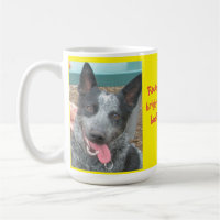 Blue heeler cattle dog mug