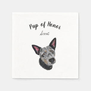 Blue Heeler Cocktail Napkins