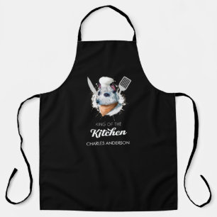Blue Heeler King of the Kitchen Cooking Dog Chef Apron