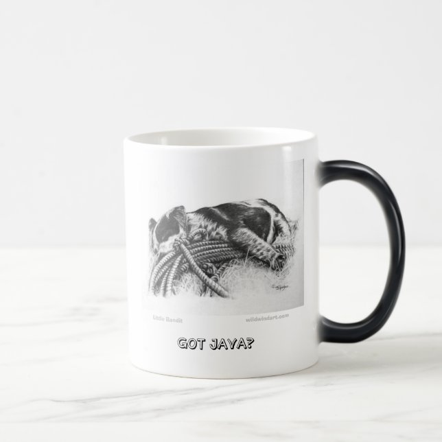 Blue Heeler mug "got java?" (Right)