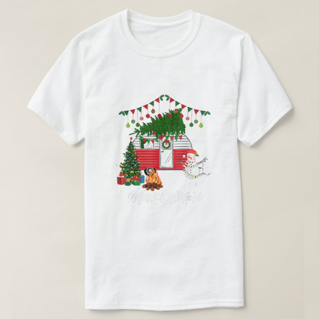 Blue Heeler With Christmas Sweater - Merry Christm (Design Front)