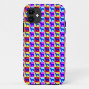 Blue Heelers Colour Wall iPhone 11 Case