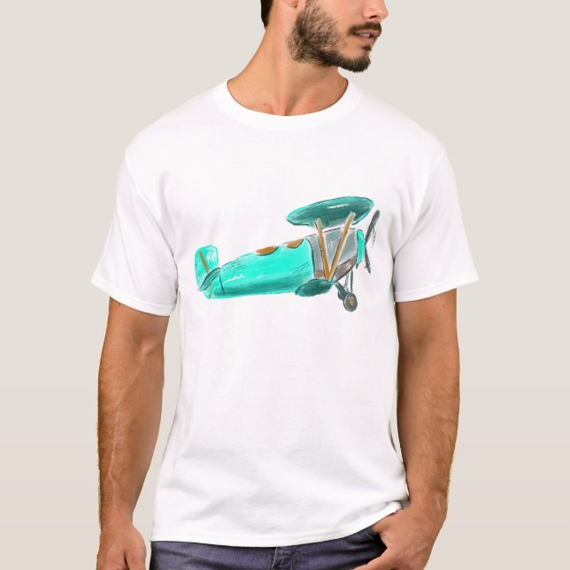 Blue helicopter T-Shirt (Front)