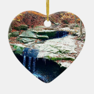 Blue Hen Falls Cuyahoga National Park Ohio Ceramic Tree Decoration
