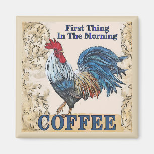Blue Hens, Morning Coffee Magnet
