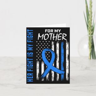 Blue Her Fight Is My Fight Diabetes Awareness Shir Card