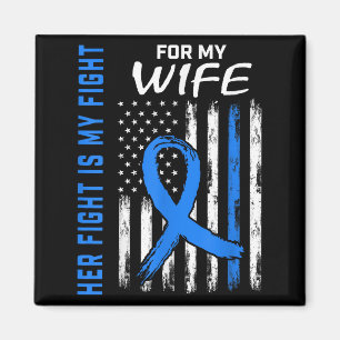Blue Her Fight Is My Fight Diabetes Awareness Shir Magnet