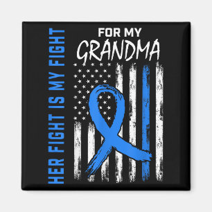 Blue Her Fight Is My Fight Diabetes Awareness Shir Magnet