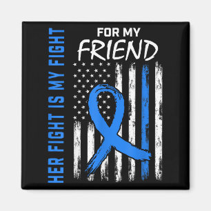 Blue Her Fight Is My Fight Diabetes Awareness Shir Magnet