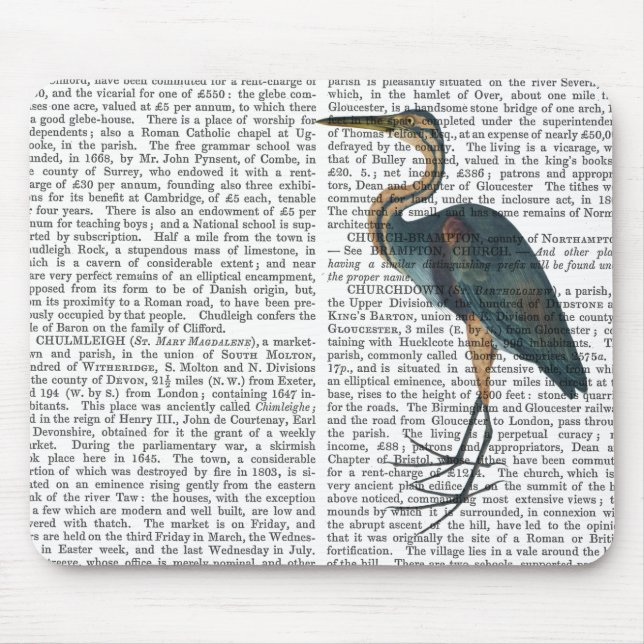 Blue Heron 3 Mouse Mat (Front)