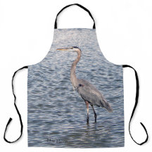 Blue Heron apron