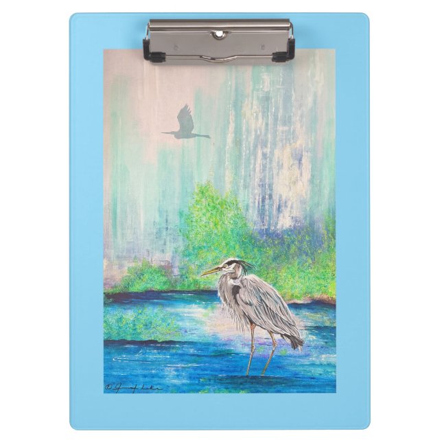 Blue Heron Clipboard  (Front)