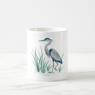 Blue Heron Coffee Mug