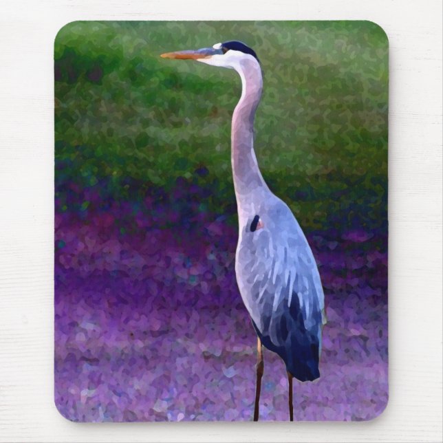 Blue Heron Collection Mouse Mat (Front)