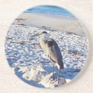 Blue Heron Drink Coaster