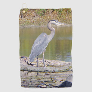 Blue Heron Golf Towel