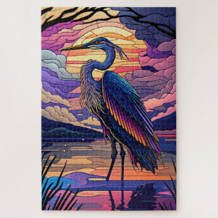Blue Heron Jigsaw Puzzle