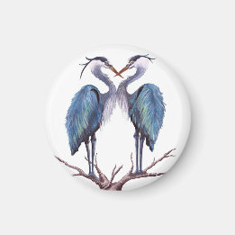 Blue Heron Magnet