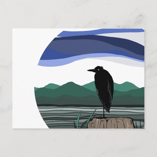 Blue heron - Pacific Northwest  Postcard (Front)