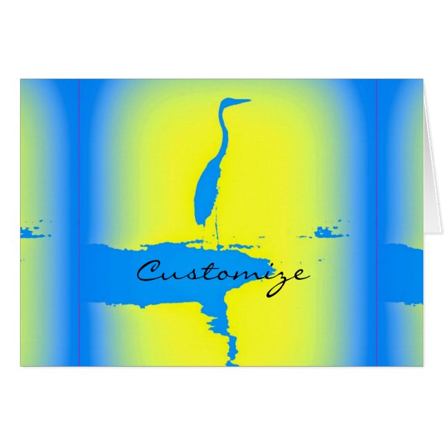 blue heron sunrise (Front Horizontal)