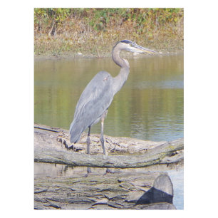 Blue Heron table cloth