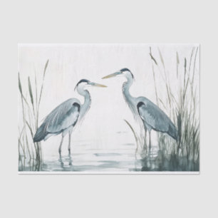 Blue Herons 6 Decoupage Paper