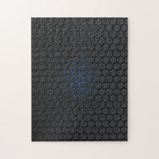 Blue Hex jigsaw Jigsaw Puzzle