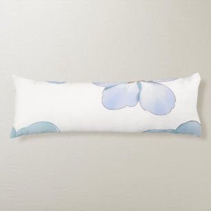 Blue hibiscus  body cushion