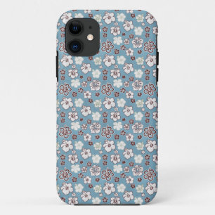 Blue Hibiscus iPhone 11 Case