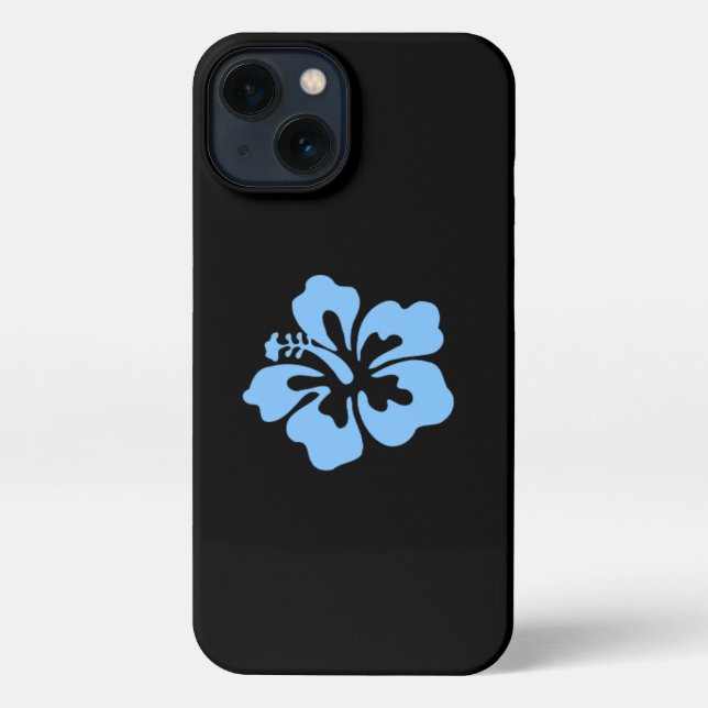 Blue hibiscus Phone Case (Back)