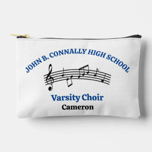 Blue High School Choir Personalised Accessory Pouch